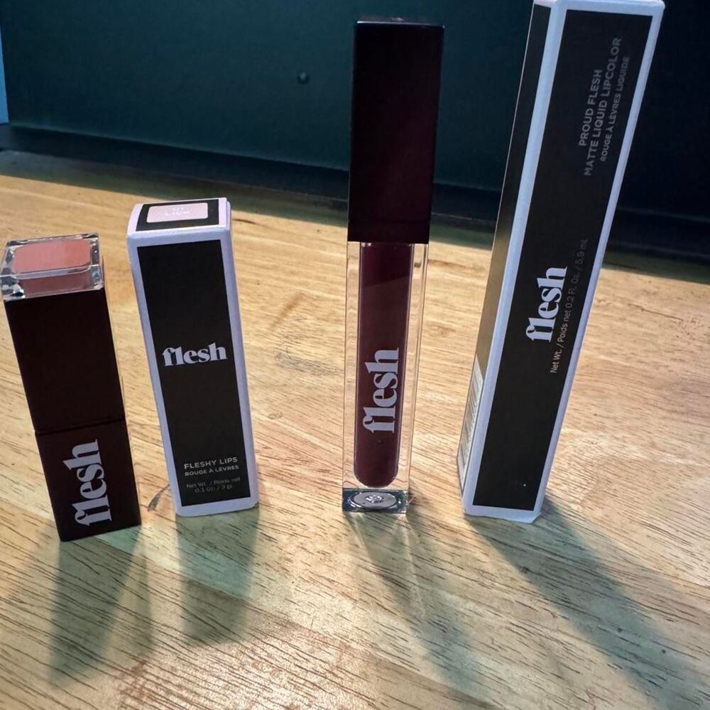 Flesh Lip Color Lot of 2 New in Box Colors Quiver and Lick